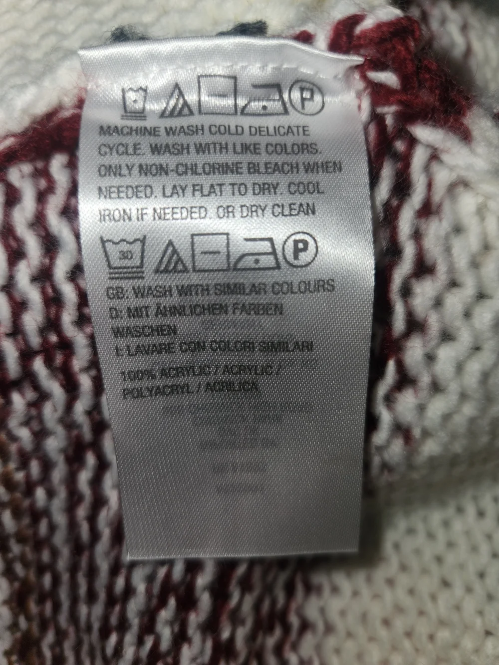 Striped Open-Front Women's Cardigan Sweater - White, Pink, Burgundy, Brown